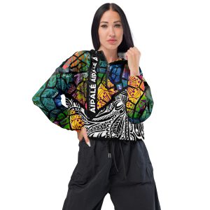 Damen Windbreaker Crop