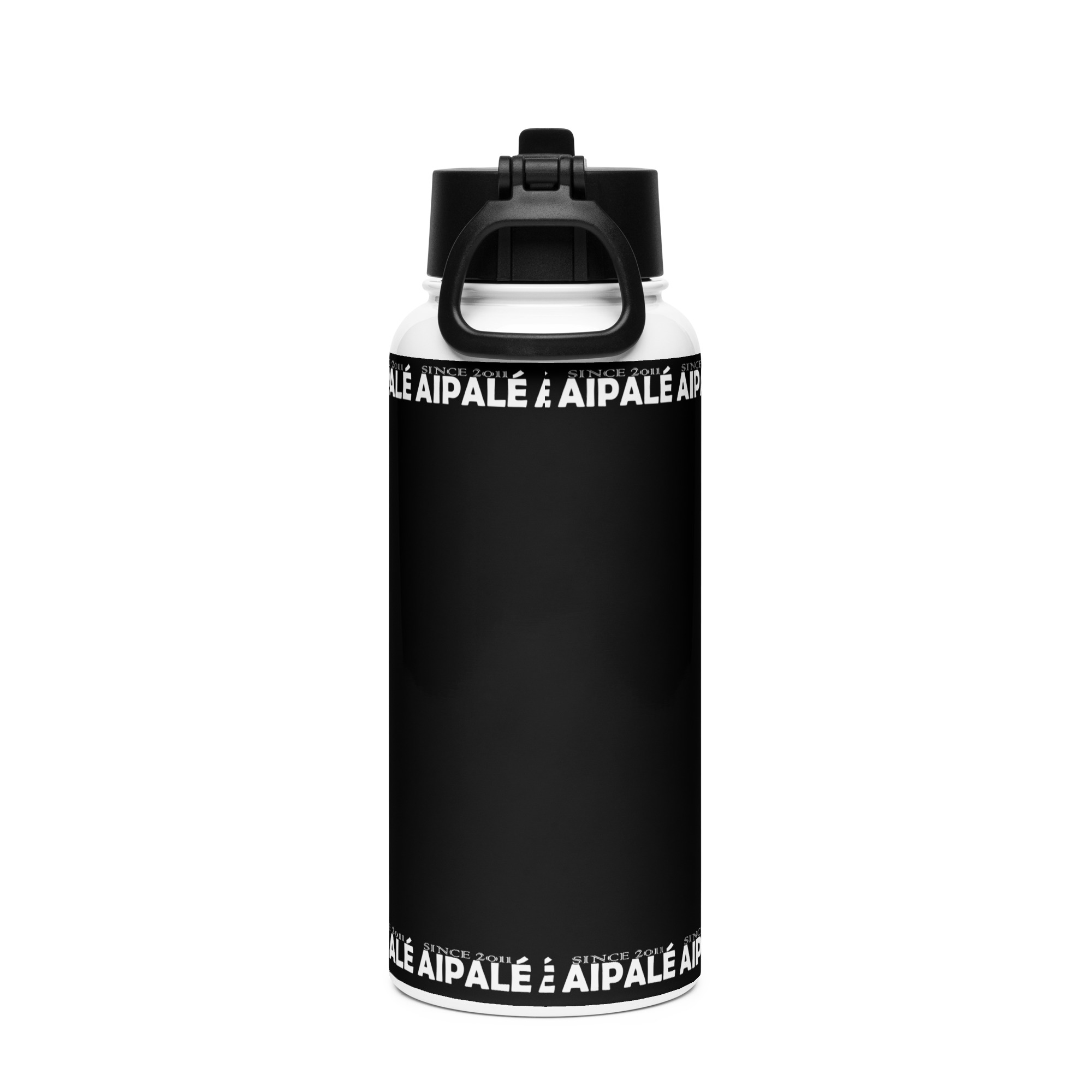 Edelstahl Trinkflasche mit Strohhalm – Bild 2